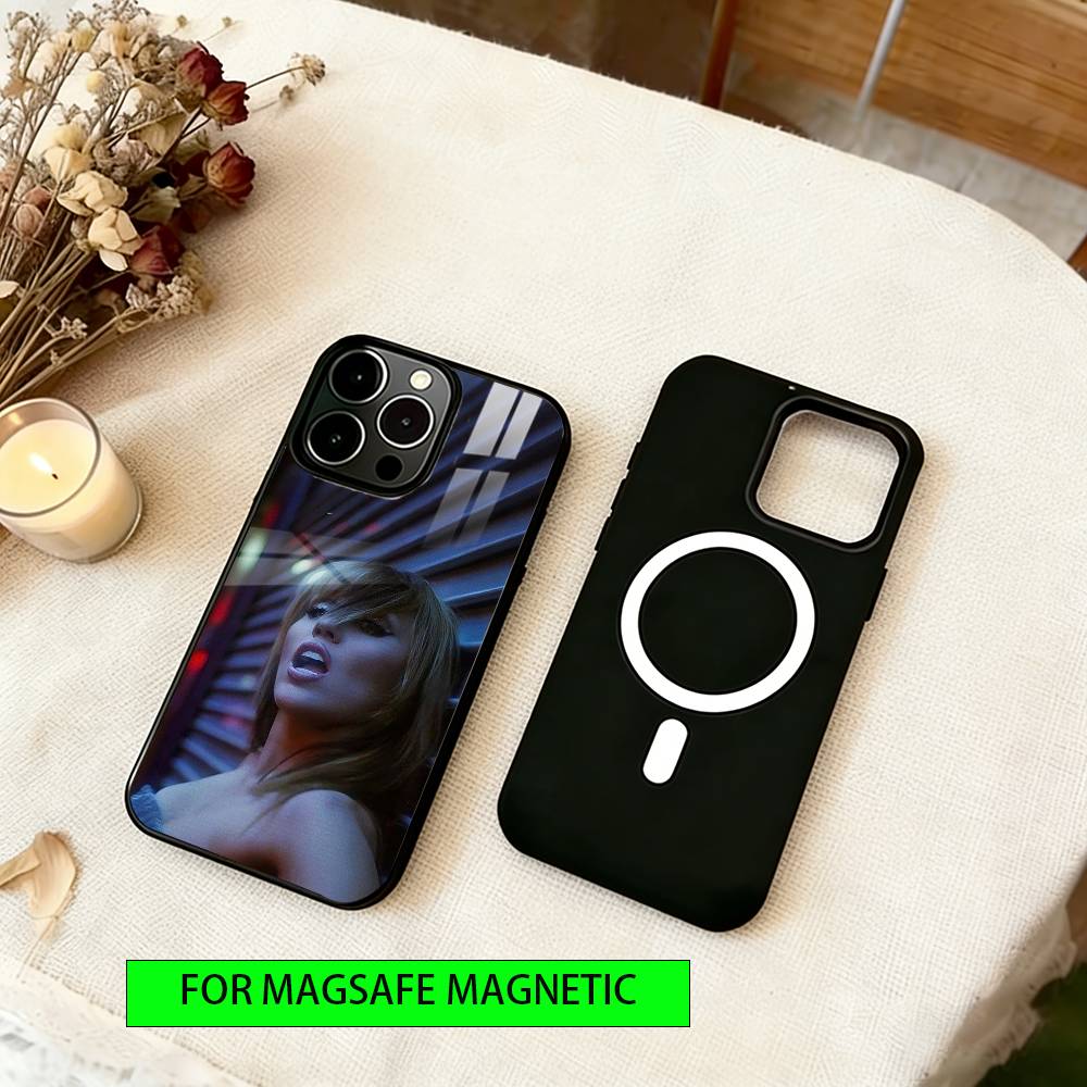 Чехол для телефона Майли Сайрус для iPhone 17, 16, 15, 14, 13, 12, 11 Plus, Pro, магнитный, с поддержкой беспроводной зарядки Magsafe