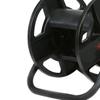 Durable No Tangling Black Hose Reel Space Saving Cord Storage for Backyard