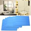9pcs 15X15cm Mirror Tile Wall Stickers Mosaic Room Makeup Decor 3D Decal Self-adhesive