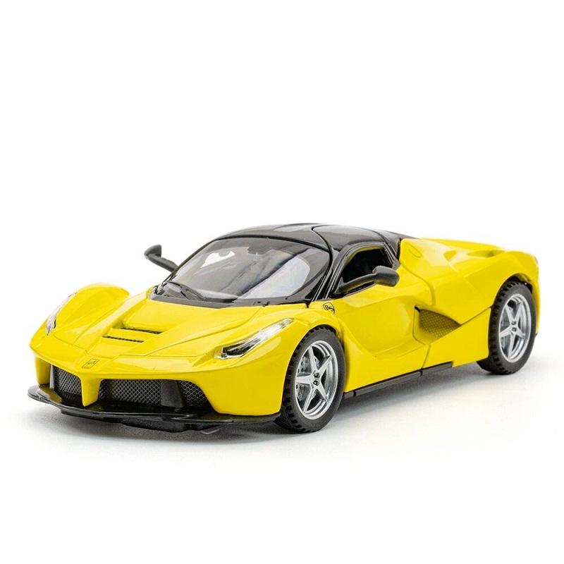 Ferrari LaFerrari Laboratory Supercar Simulation Diecast & Toy Vehicles Sounds & Light Pull Back Car 1:32 модели из сплава в подарок на день рождения