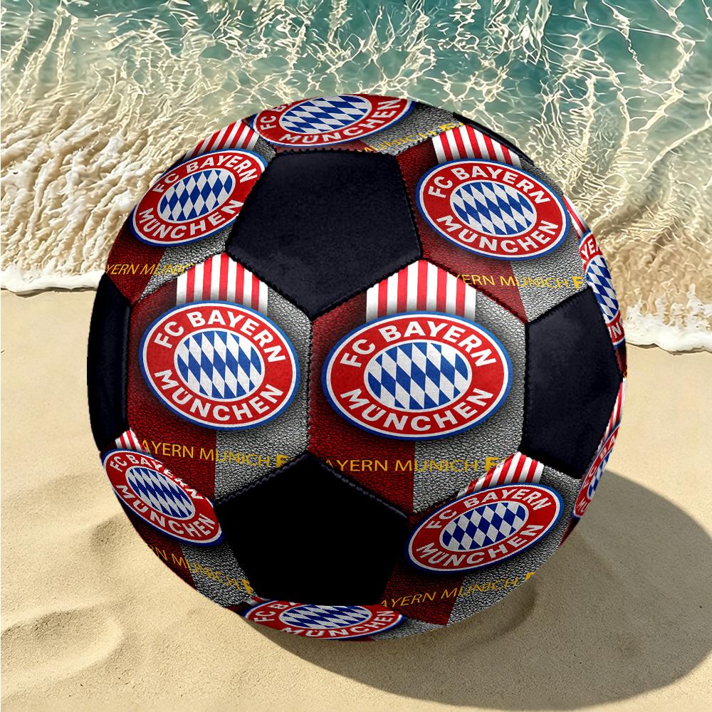 1pc Bayern Munich Love Standard Size 5 Soccer ball, Durable game Soccer Ball for School Park Training & Daily Entertainment zq7146