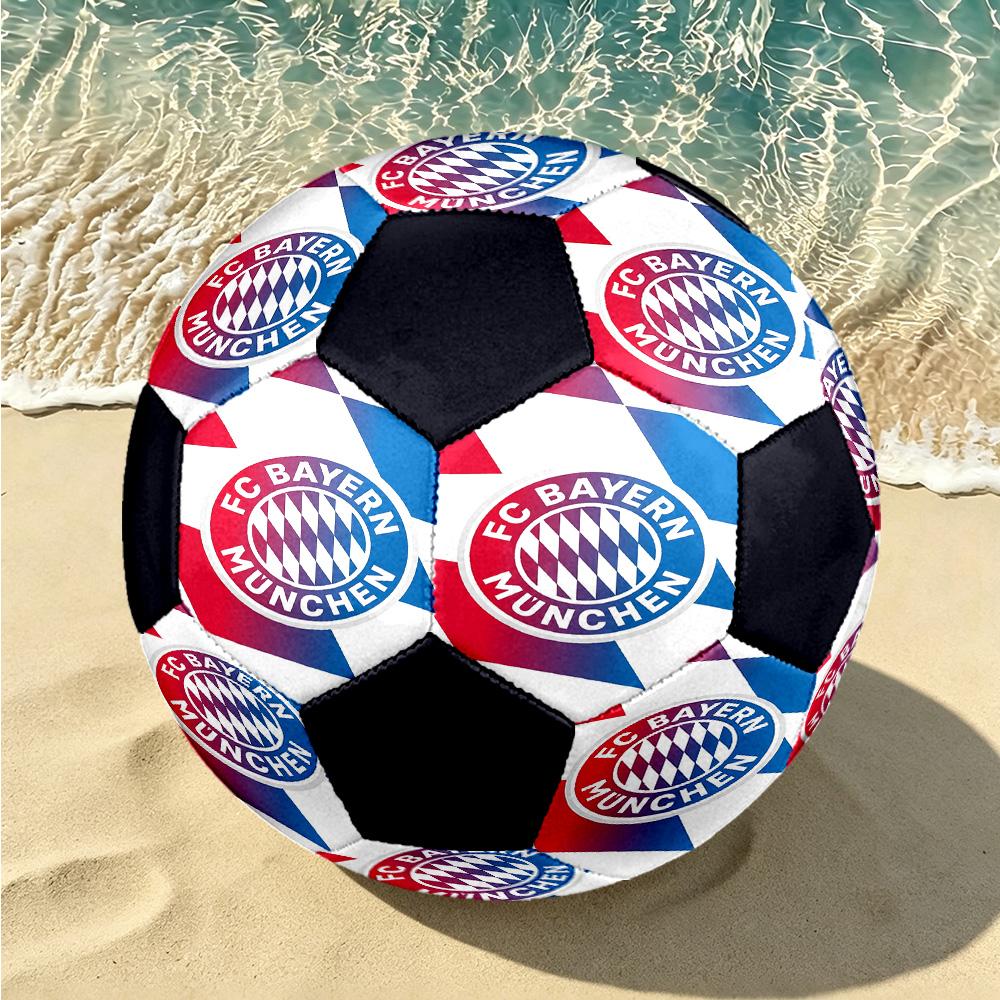 1pc Bayern Munich Love Standard Size 5 Soccer ball, Durable game Soccer Ball for School Park Training & Daily Entertainment zq7146