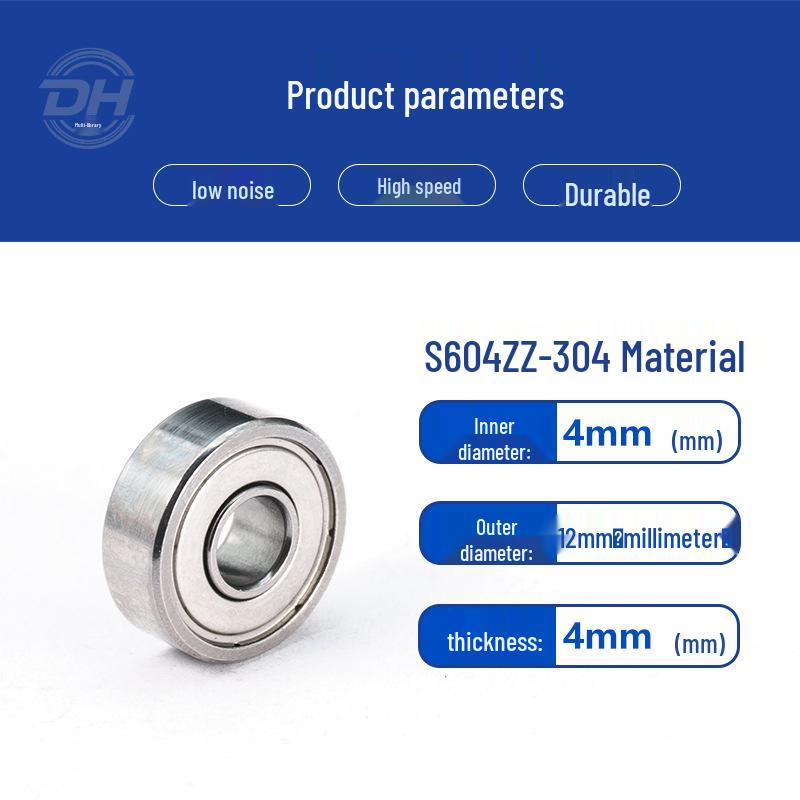 Подшипники из нержавеющей стали S6000, S6001, S6002, S603, S604 - Материал 304