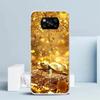 Мягкий чехол с принтом золотого узора для Xiaomi Poco F7 Ultra X7 X6 X5 Pro M7 Чехол для телефона Redmi 15 15C 13 13C 12 12C 10 10C Prin