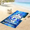 Custom Om  Print Beach Towel, Large Soft Quick Dry Towel for Beach Camping Swimming