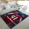 Arsenal Personalized Name Floor Mat Perfect for Living Rooms Dining Room Bedrooms Balcony Anti-slip Rug Anime Office Decor