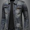Special Offer: Men's Retro Classic Denim Jacket with Free Shipping - Young, Trendy, Handsome Street Style with Lapel