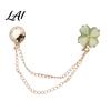 Cuffs Magnetic Pin Clothing Clips Butterfly Flower Four-Leaf Clover Shirt Clips for Women Damage Free Clasp Clothes Button Pins Sleeves T-Shirt