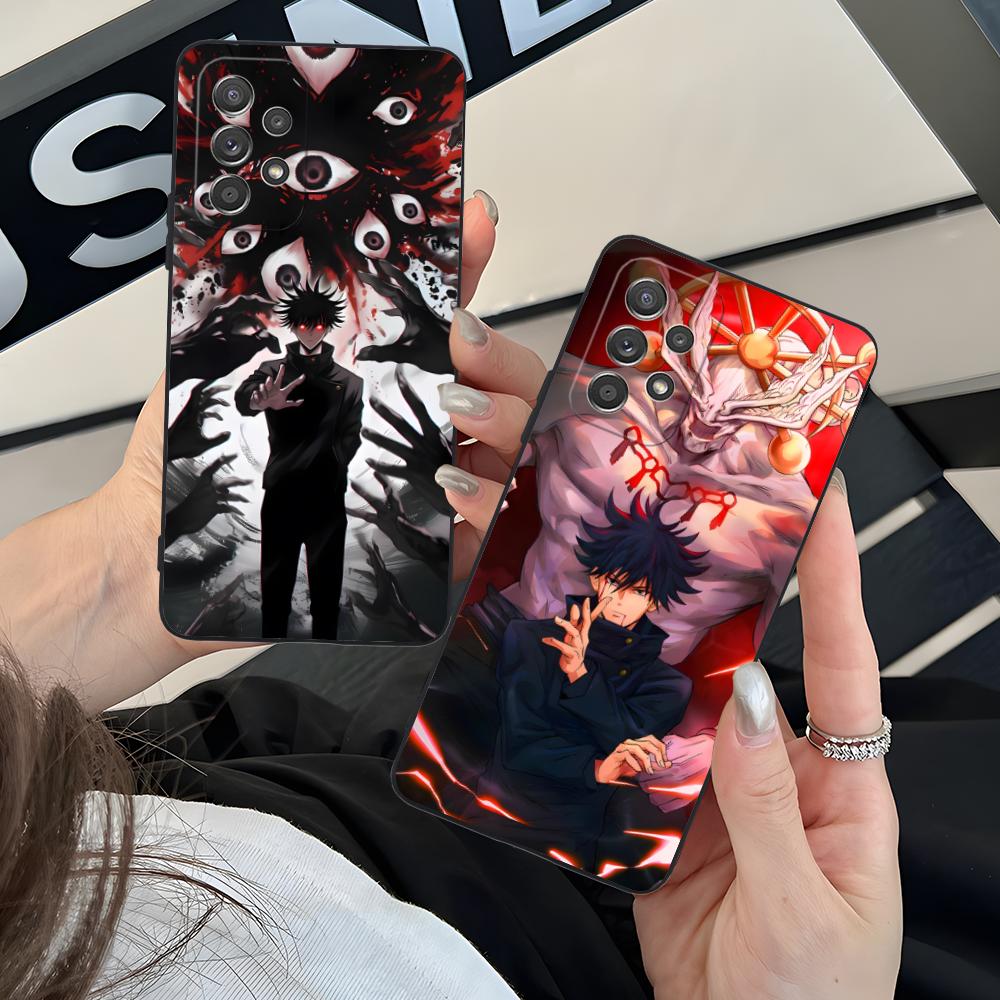 Чехол для мобильного телефона Jujutsu Kaisen Мегуми для Samsung Galaxy A56 55 54 53 52 51 36 35 34 23 16 15 5G Цветной чехол Чехол для мобильных телефонов