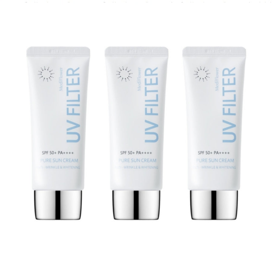 Medi Flower UV Filter Чистый солнцезащитный крем SPF50+ PA++++ 50 мл*1 шт./2 шт./3 шт./4 шт.