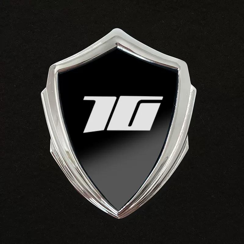 Titanium all-metal sun-resistant and non-fading electric motorcycle 3D three-dimensional car sticker modified decorative sticker body side logo badge