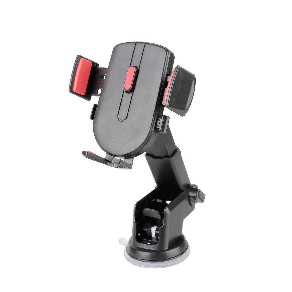 Car Phone Holder With Suction Cup 360 Degrees Rotatable For 66-84mm Width Mobile Phone Stand Stretching GPS Navigation Support