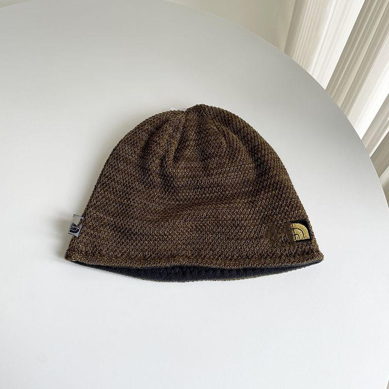 Adult Winter Knit Cap Doublesided Letter Embroidery Windproof Waterproof For Men