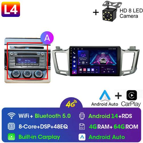 Для Toyota RAV4 Rav 4 XA40 2012 - 2018 Android Car Radio Multimidia Video Player Navigation GPS Carplay Touch Screen Auto Stereo