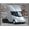 1/32 Tesla Trailer Литая модель игрушечного автомобиля для детей, коллекция для мальчиков