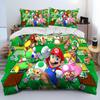 Ретро Стиль 23 Мультяшный Одеяло Mario Комплект Постельного Белья Пододеяльник Комплект Постельного Белья Покрывало Наволочка Комплект Постельного Белья для Королевы Подарок для Взрослых Детей