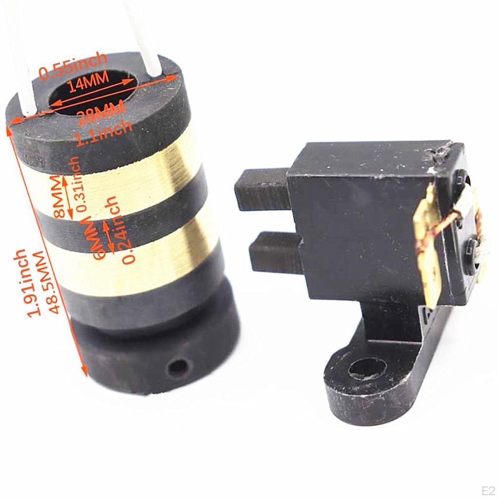 2 способа токопроводящие кольца угольная щетка портативный простой монтаж удобный для использования на открытом воздухе многоцелевой для