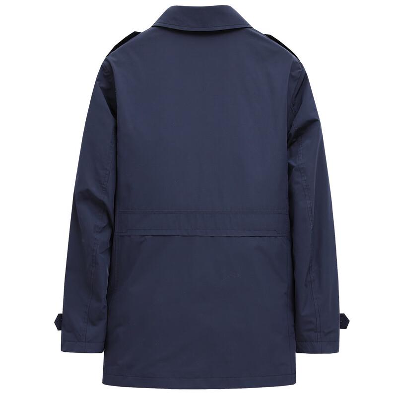 Мужское однобортное тренчкот в стиле business casual