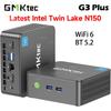 GMKtec G3 Plus Новейший мини-ПК Intel Twin Lake N150 DDR4 NVMe SSD WiFi6 BT5.2 Windows 11 PRO 8 ГБ 512 ГБ Настольный офисный компьютер