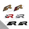 Для гонок Race Flag R Логотип Решетка Значок Ibiza Altea Arona Leon MK2 MK3 Tarraco Mii Born 3D Наклейки Стикер Задняя крышка багажника Значок