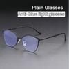 Women's INS Style Metal-Frame Anti-blue Light Glasses Retro Cat-Eye Plain Glasses Brand Design Popular Metal Eyeglasses