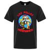 Summer Men's High-quality LOS POLLOS Hermanos Fun Printed T-shirt 2025 Summer Printed 100% Pure Cotton Loose Casual T-shirt
