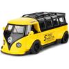 1/32 масштаб VK Bus Transporter Модель автомобиля с досками для серфинга, фургон для кемпинга, игрушечная машина из цинкового сплава с инерционным механизмом, звуком и светом для детей, подарок