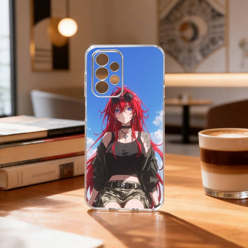 High School DxD R-Риас Гремори Чехол для телефона для Samsung S25,S24,S21,S22,S23,S30,Ultra,S20,Plus,Fe Прозрачный чехол