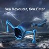 Sea Eater Statue 3D Printed Flexible Articulated Fidget Toy Deep Sea Creature Collectible Ocean Theme Desk Ornament for Stress Anxiety Relief