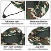 Outdoor Fishing Wide Brim Breathable Camouflage Sun Visor Hat Sun Protection Hiking Cap Bucket Hat