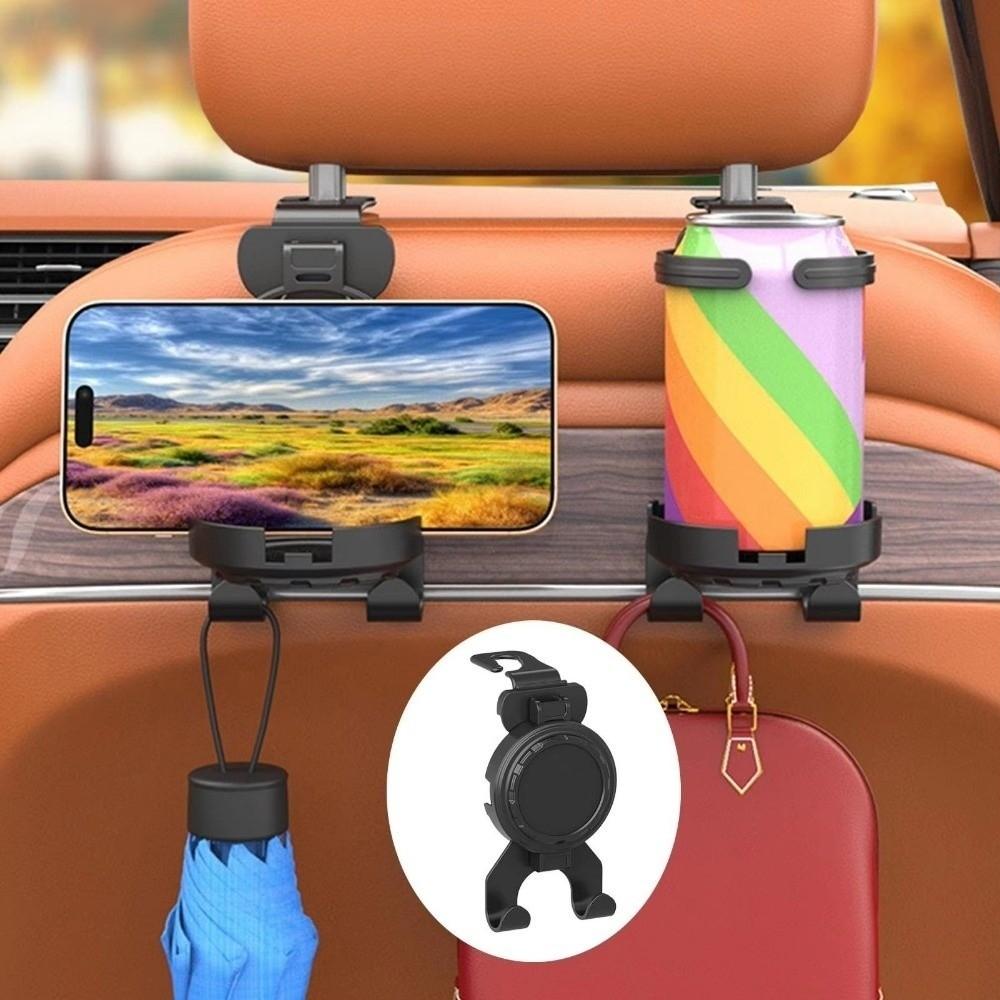 Easy to Install Car Seat Back Cup Holder Space-Saving Car Beverage Holder Automotive Use