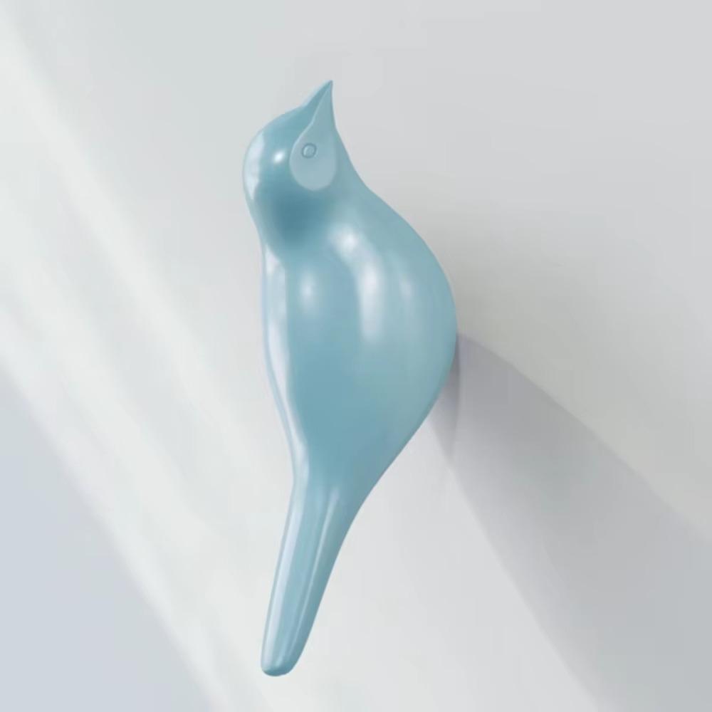 Elegant Cute 3D Creative Bird Wall Hook Luxury Space-saving Home Coat Hook Modern Wall Hanger Towel