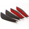 Роскошный стайлинг автомобиля 4 шт. Универсальный комплект накладок на губу переднего бампера, воздушные ножи для шикарного вида