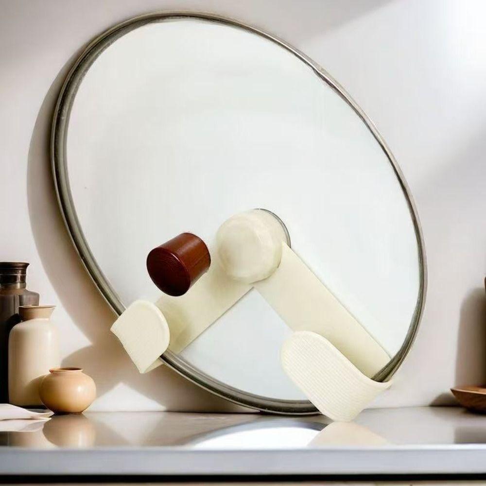 Стойка для хранения крышек для кастрюль без перфорации, настенная, кухонная стойка для хранения на кухне