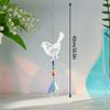 Crystal Suncatcher Sun Moon Tree Wind Chime Prisms Hanging Angel Butterfly Pendants Rainbow Chaser Garden Decor Window Drop Bell