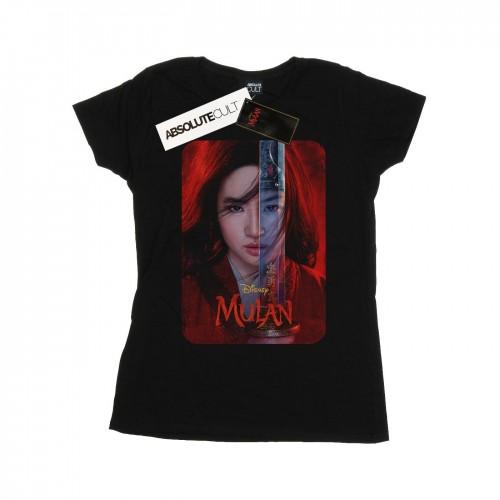 Disney Womens/Ladies Mulan Movie Poster Cotton T-Shirt