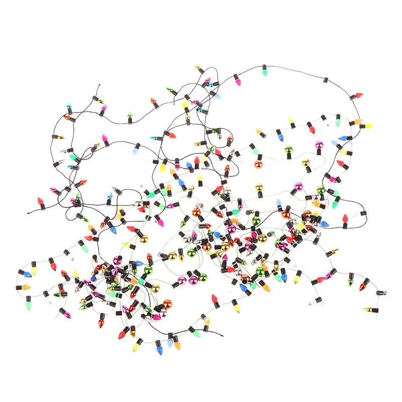 1:12 1 гирлянда искусственных огней Рождество Хорошее украшение кукольный домик Миниатюрная мини-мебель Аксессуары гирлянды