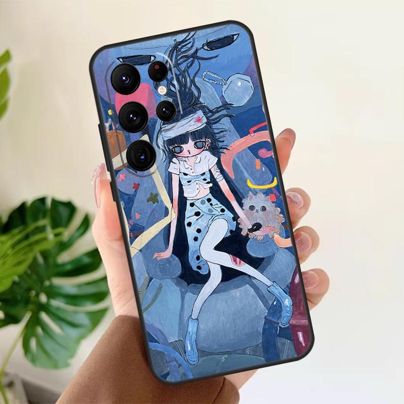 Мультяшная Эстетика Ая Такано Мягкий Чехол Для Samsung Galaxy S25 S24 S23 S22 S21 Ultra S9 S10 Plus S23 FE S24 FE Чехол Для Телефона