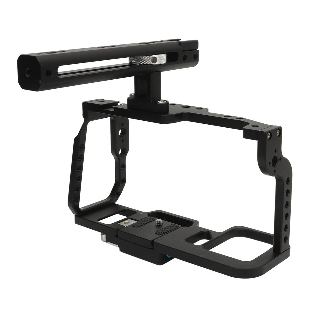 Professional Camera Cage Aluminum Alloy Camera Cage DSLR Camera Cage with Top Handle for BMPCC 4K
