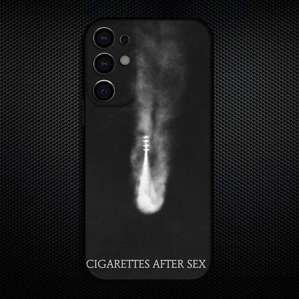 Cigarettes After Sex Phone Case For Samsung S25,S24,S23,S22,S21,S20,Plus,Fe,Lite,Others Black Cover