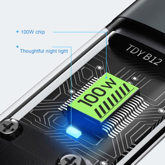 Зарядный кабель для быстрой зарядки, 100 Вт, мульти-нейлоновый кабель, плетеный, несколько USB-кабелей, универсальный, 3 дюйма