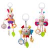 Stuffed Animals Baby Toys Rattles Music Mobile Doll Bed Bell Infant Stroller Hand Bells Plush Toy