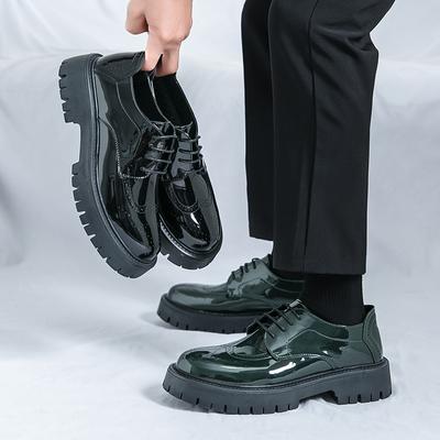 Модная Высококачественная Мужская Деловая Оксфордская Обувь Нескользящая Толстая Подошва Модная Комфортная Офисная Деловая Роскошная Дизайнерская Повседневная Кожаная Обувь