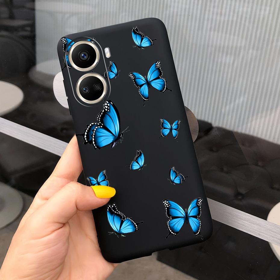 Милый силиконовый чехол для Huawei Nova 10 SE 2022 Модный цветочный чехол для телефона для девушки для Huawei Nova 10 Pro Nova10 10Pro Мягкая задняя крышка
