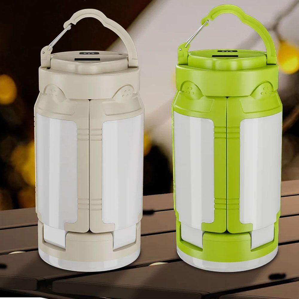 Super Bright Foldable Tent Light Rechargeable Tent Lamp Collapsible Camping Lantern Outdoor