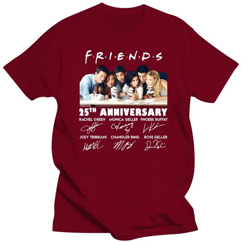 Friends 25Th Anniversary 1994 Signature Tv Series TShirt S5Xl Unisex Shirt Gift Unisexga vintage anime clothes new in tops tees
