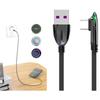 Зарядный кабель USB Type C 120 Вт 6 А Высокоскоростной кабель для синхронизации данных Гибкий плетеный для мобильных устройств Линия данных