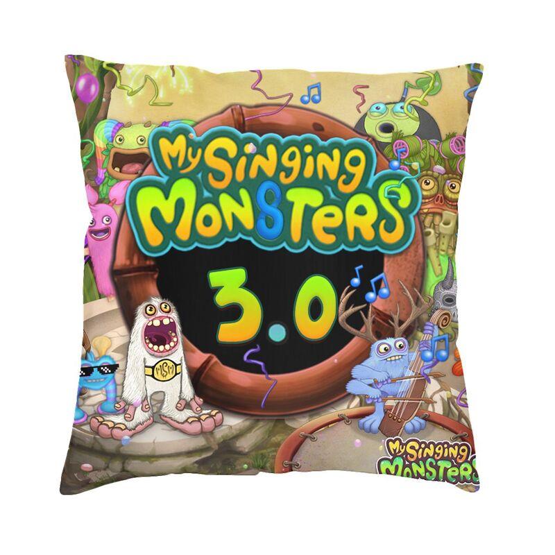 Наволочка Подушка Декорация My Singing Monsters Квадратная Подушка для Дивана Подушки Декоративные Видеоигра Приключения Двусторонний Принт
