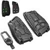 Mech Style Heavy Metal Key Fob Cover For -2024 2025 Mazda CX-5 CX-30 CX-50 CX-70 CX-90 3 6 CX-9 WAZSKE11D01 662F-SKE11D01, Zinc Alloy Key Case