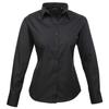 Premier Womens/Ladies Poplin Long-Sleeved Blouse